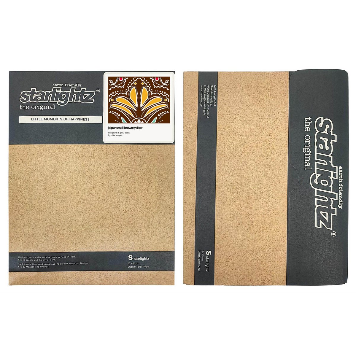 starlightz jaipur KLEIN bruin/geel