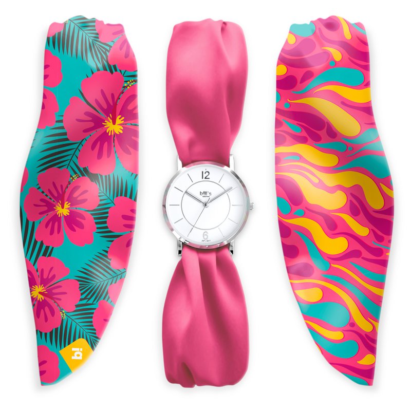 Orologio TREND - Gocce Rosa