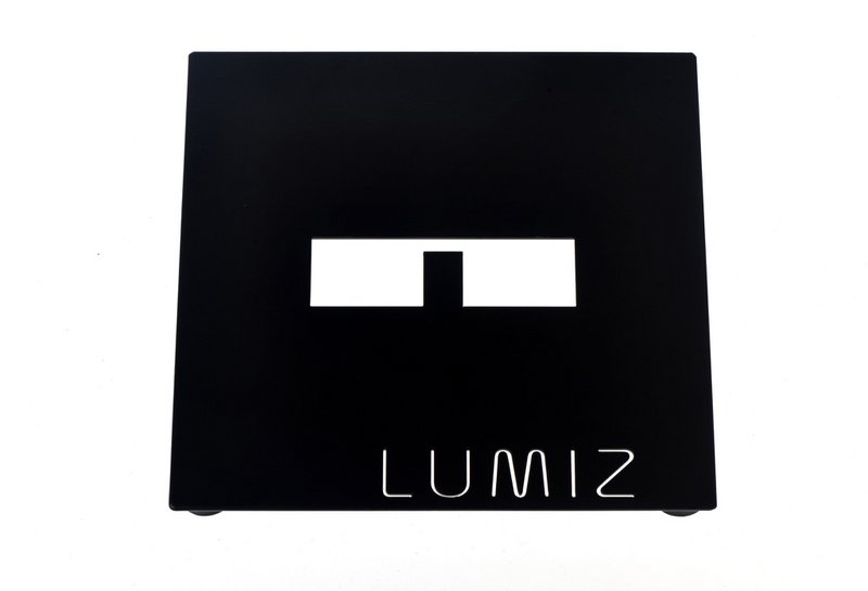 Lumiz metal plate - 20 cm - black