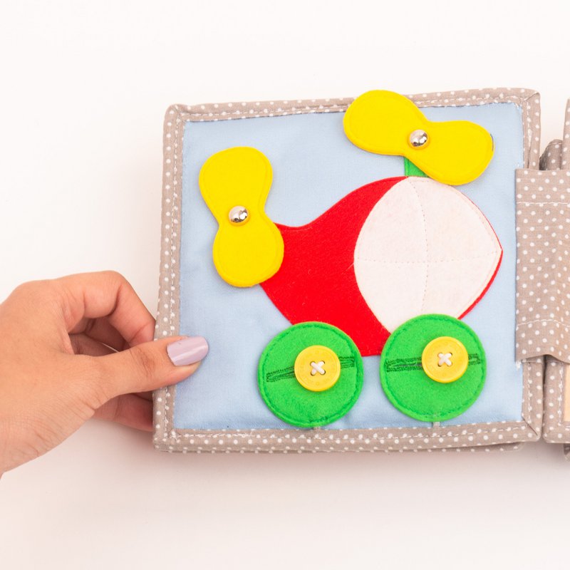 Peek-a-Boo – Mini libro tranquillo di 6 pagine