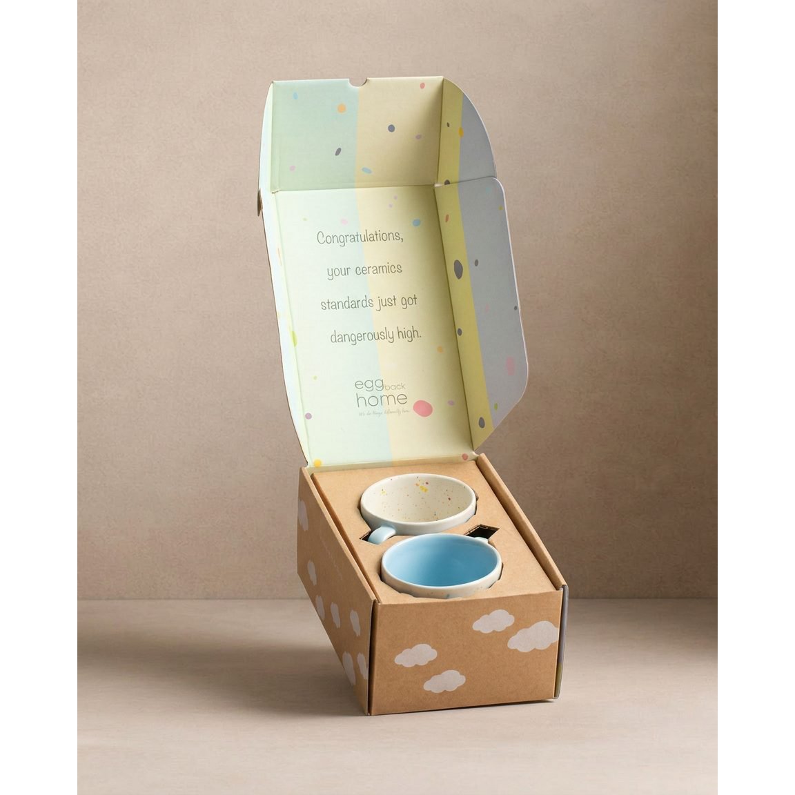 Breeze Party In/Out Stoneware Duo Set Mug 240ml Blue
