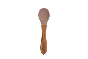 Silicone spoon pastel pink 14 cm Little Isabelle Rose