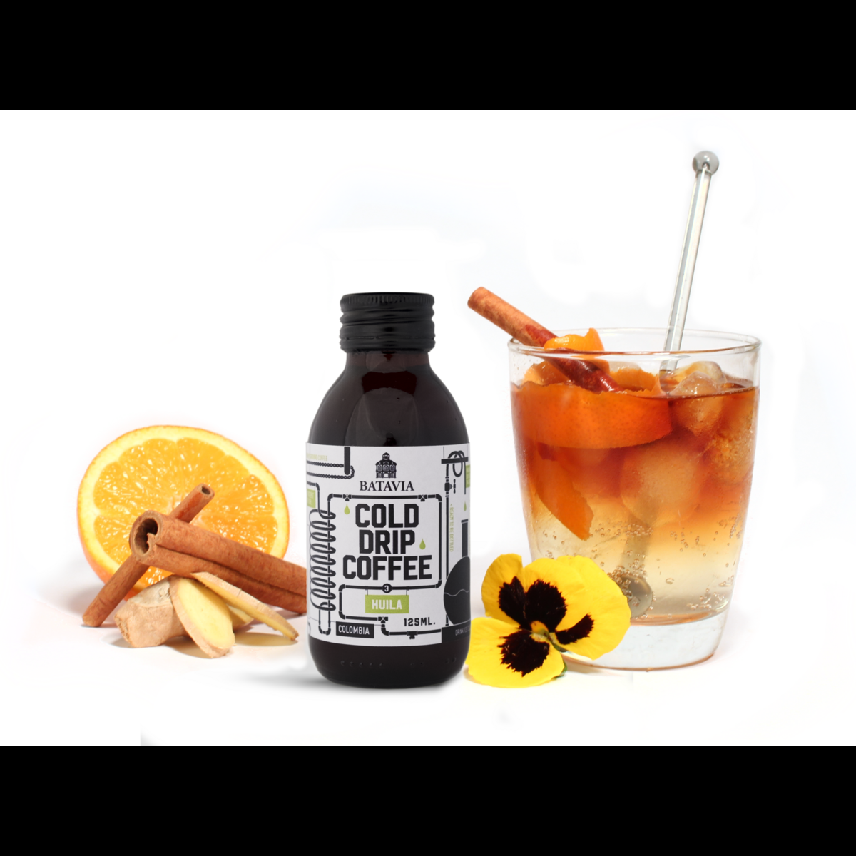 Cold Drip Coffee – Colombia Huila – 125ml x 24 – Det mere smagfulde alternativ til Cold Brew Coffee
