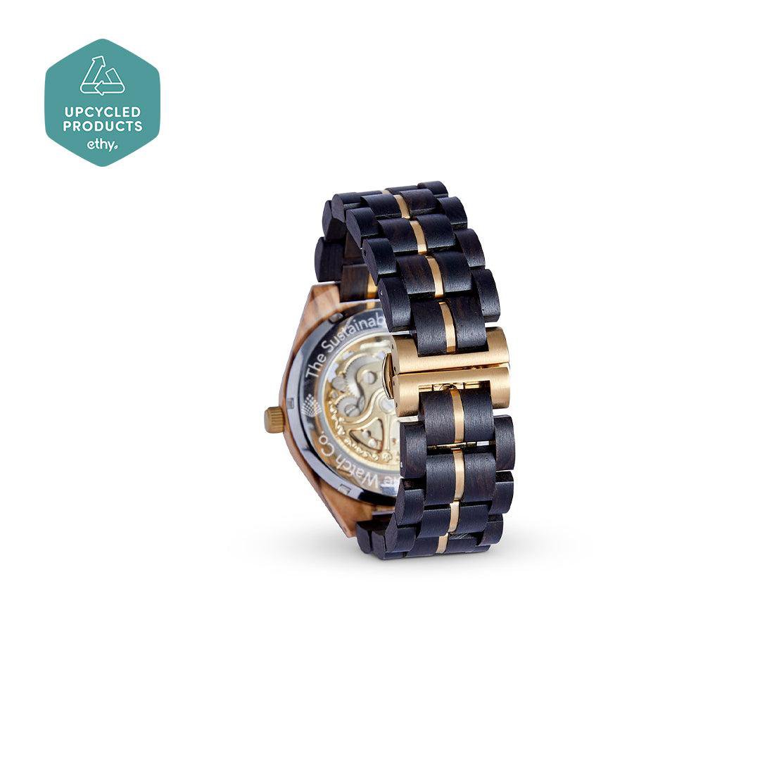 Wooden Mechanical Watch, Modern Wrist Watch, Analog Watch For Men, Eco Friendly Watch, Accessories And Watches, Holiday Gifts ~ The Rosewood