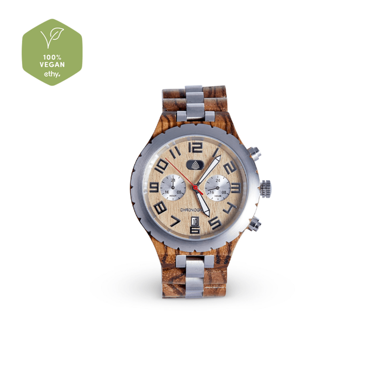 The Sandalwood - Handmade Vegan Wood Watch for Men
