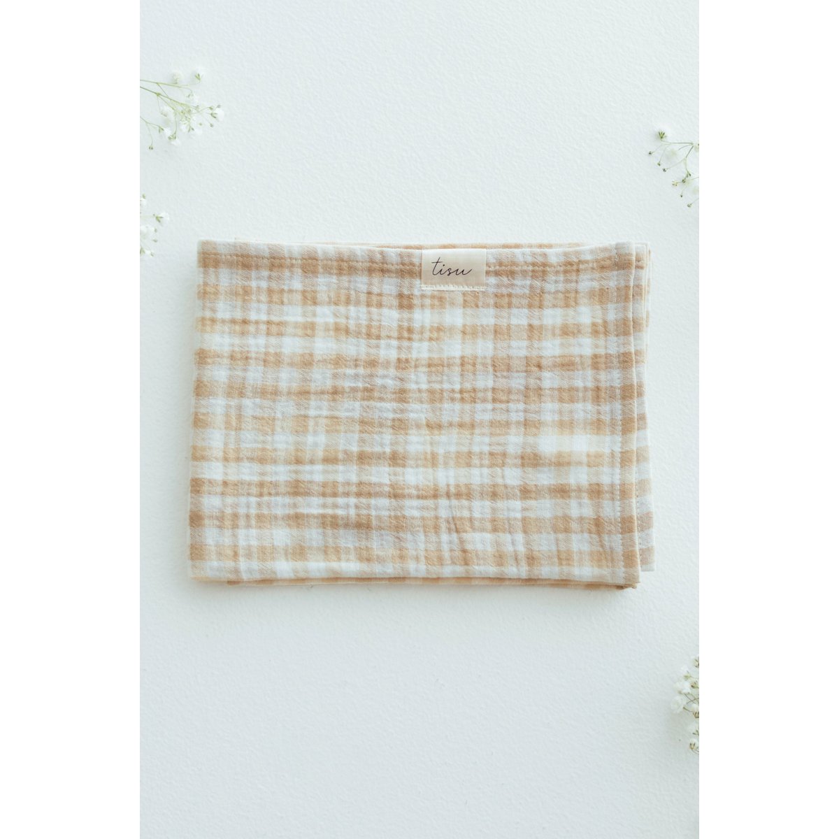 Muslinvæv, Beige Gingham