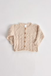 Braid Knitted Baby Jacket 809