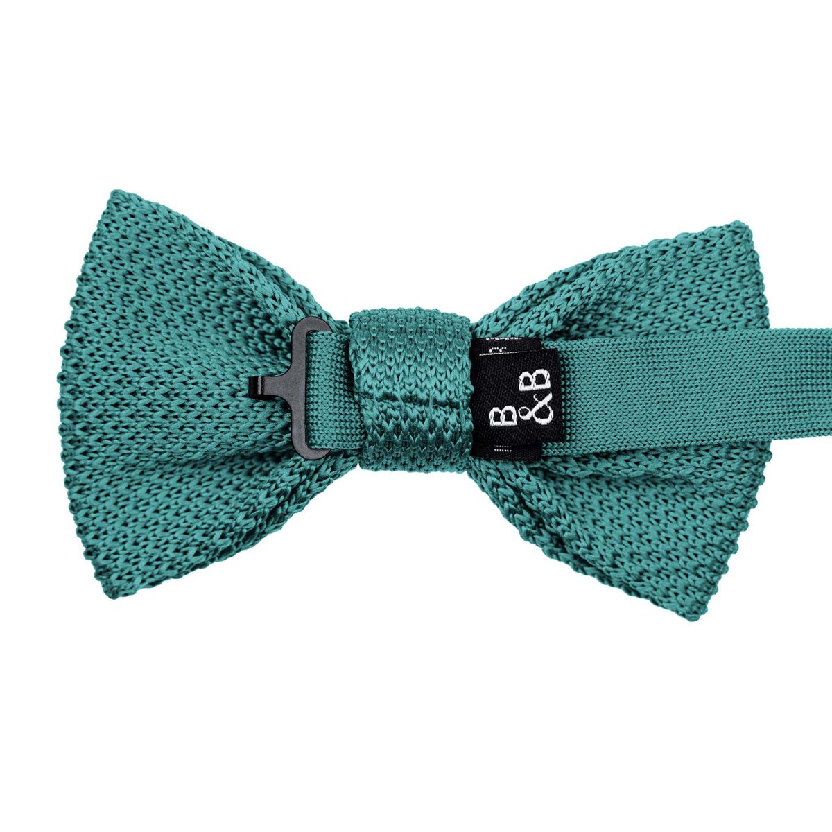 Children's Teal knitted bow tie