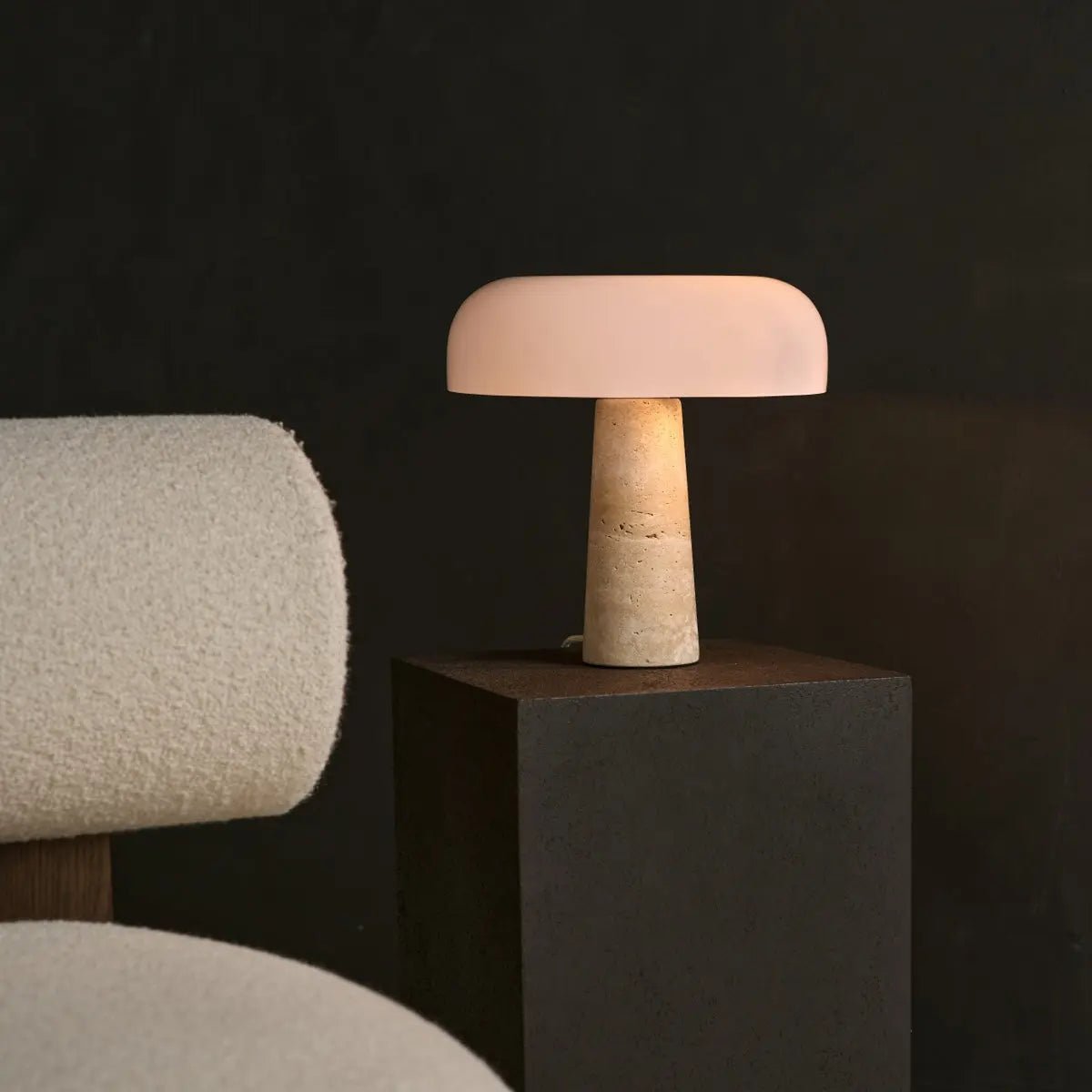 Emily travertijnlamp