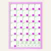 Risographie Postkarte – Gutschein Pink – DIN A6