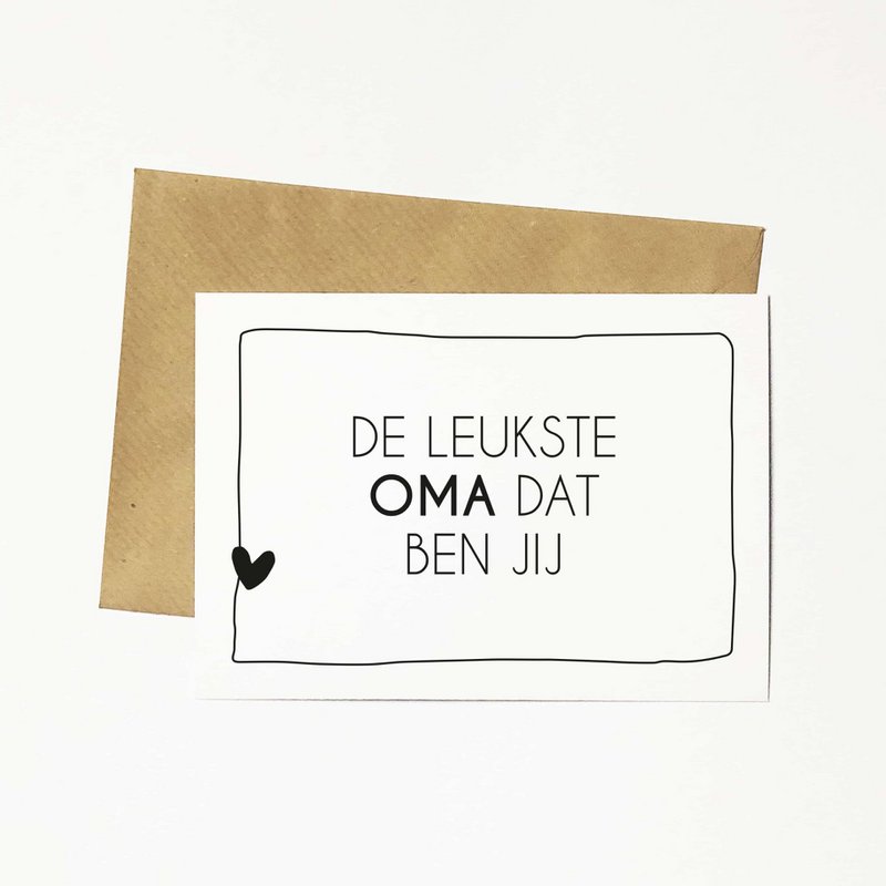 Kort - Bedstemor