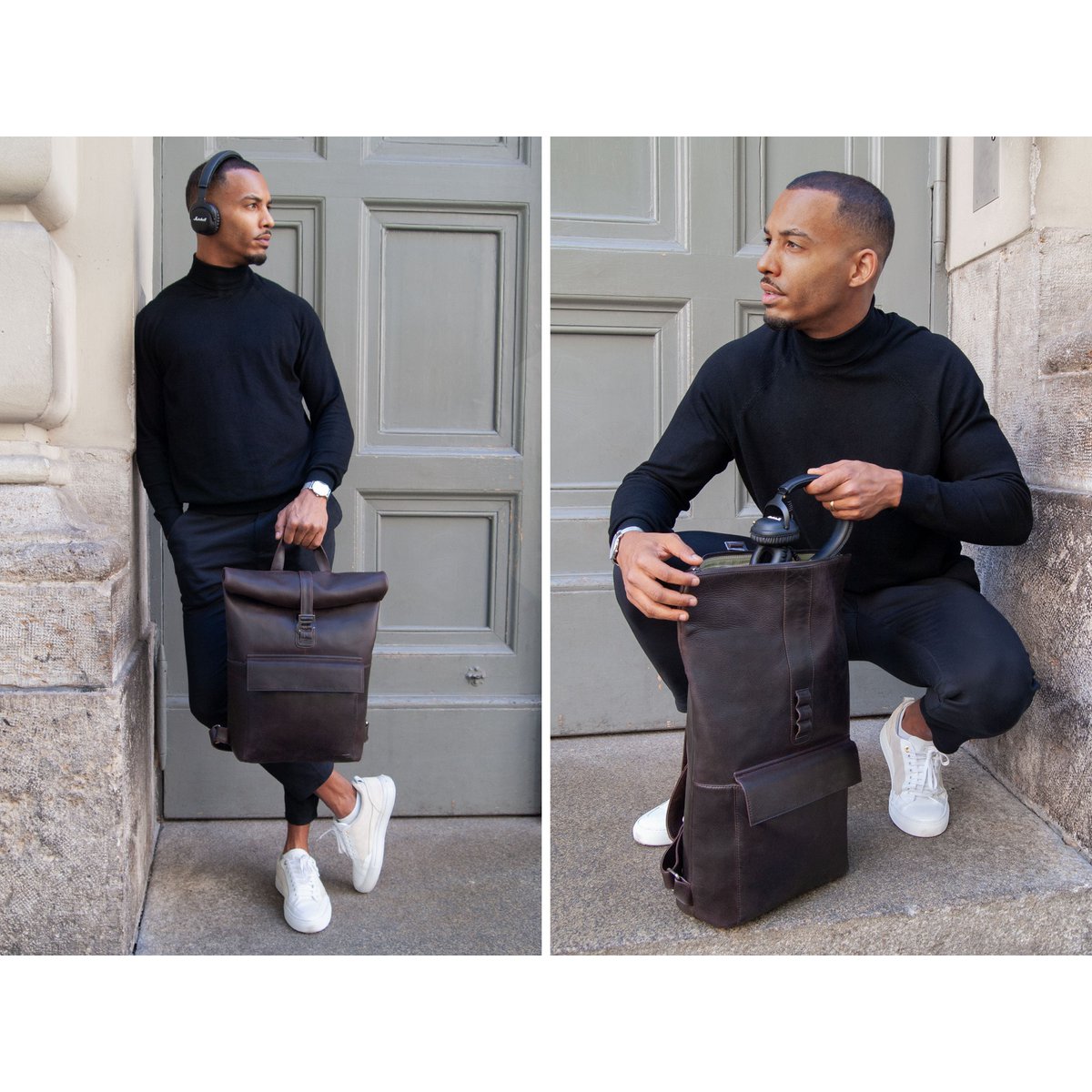 Backpack POLIS Chocolate