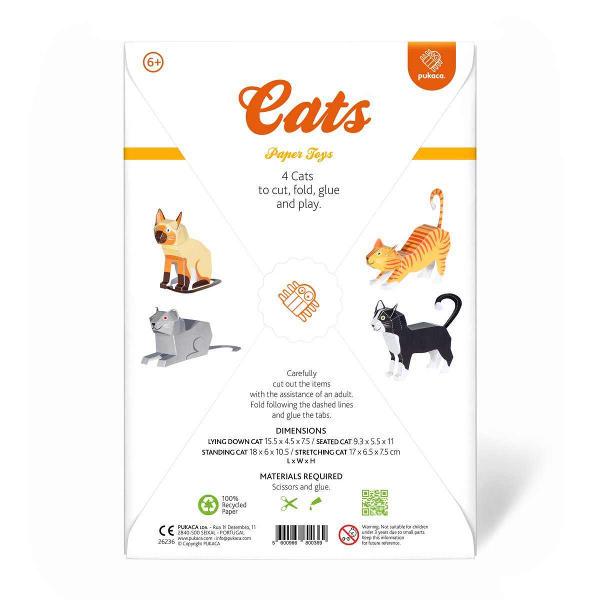 Cats Paper Toys