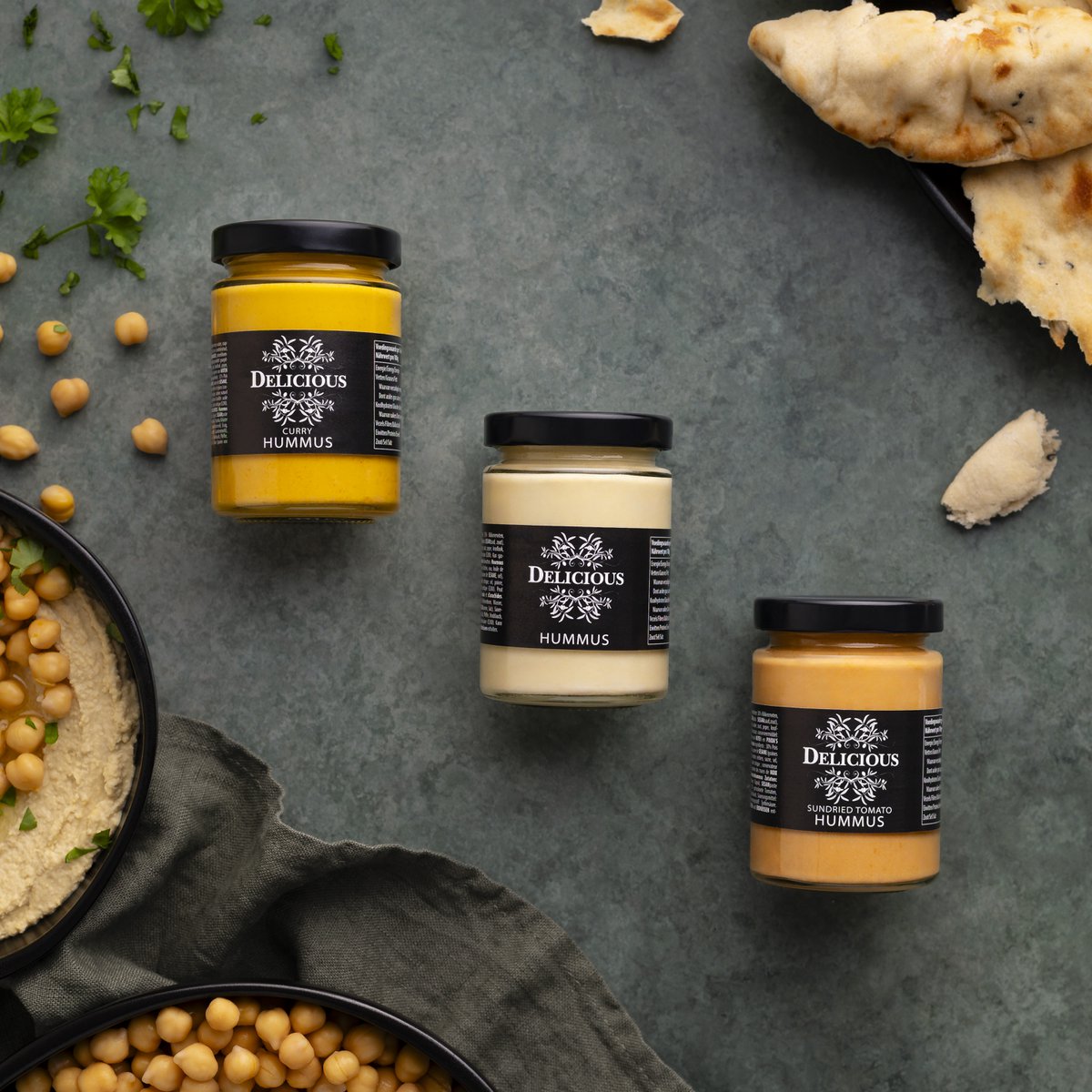 Hummus Sun-Dried Tomato