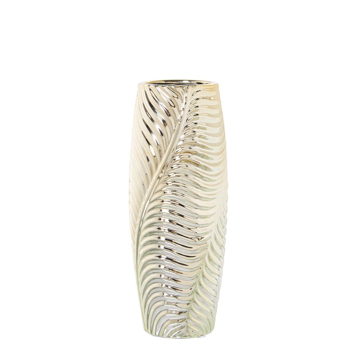 ZŁOTY WAZON CERAMICZNY °12X30CM ST52759
