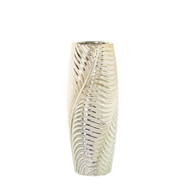 ZŁOTY WAZON CERAMICZNY °12X30CM ST52759