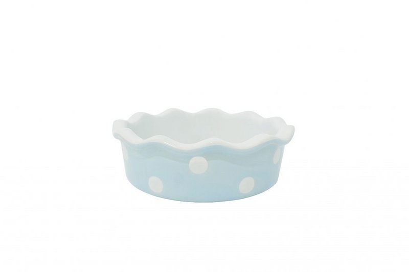 Petit plat à tarte bleu pastel Isabelle Rose