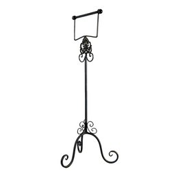 WC Rol Houder 27x24x70 cm Bruin IJzer Toiletrolhouder