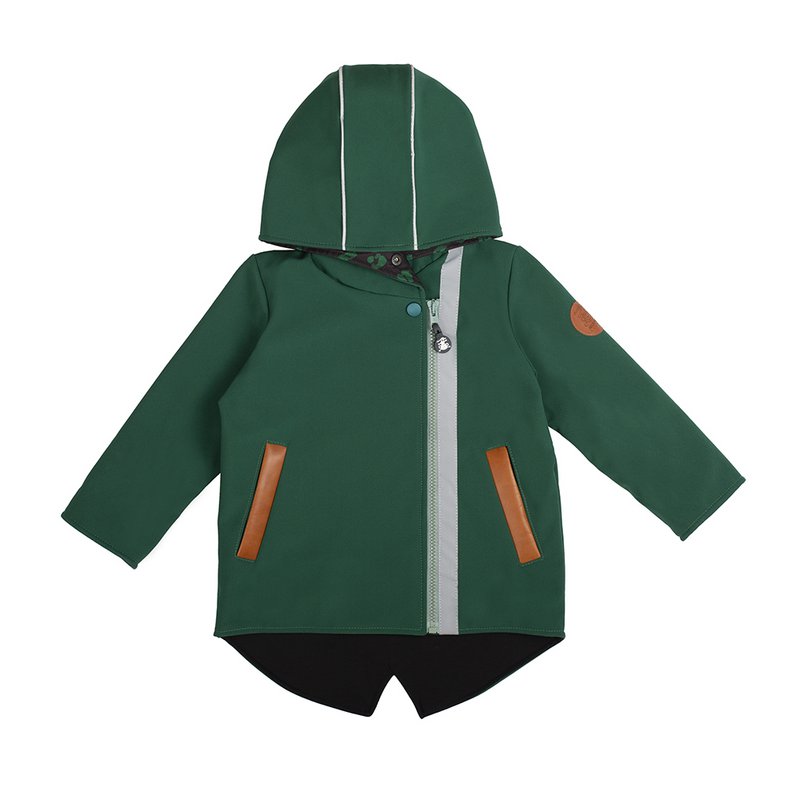 Kinder Softshell Jacke grün