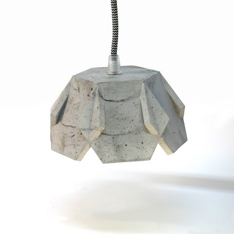 Jill Concrete Hanging lamp Gray