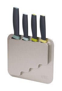 Joseph Joseph - Doorstore holder with 4 Elevate blades - Silver