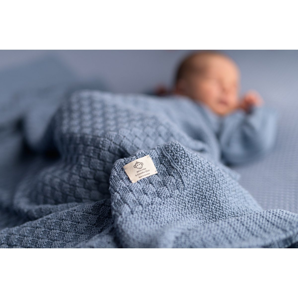 Quadratische Babydeckenjeans