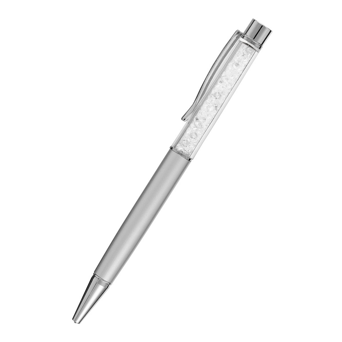 Bohemian Crystal Pen - Sølv