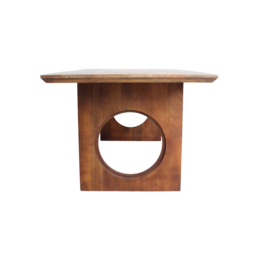 Esstisch aus abgeschrägtem Bullnose-Mangoholz