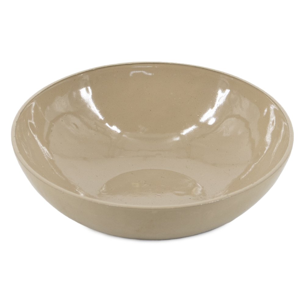 Bowl bowl hammered beige