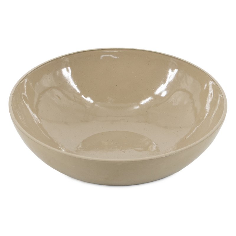 Bowl bowl hammered beige