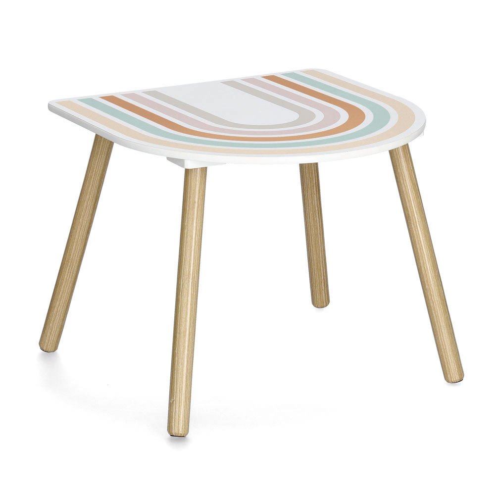 Children's seating set "Rainbow", 3-piece, MDF/pine FSC 100%