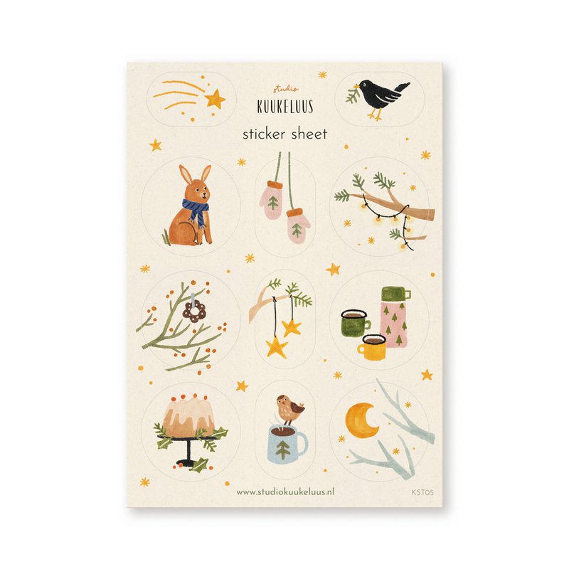 Stickersark | Vinter