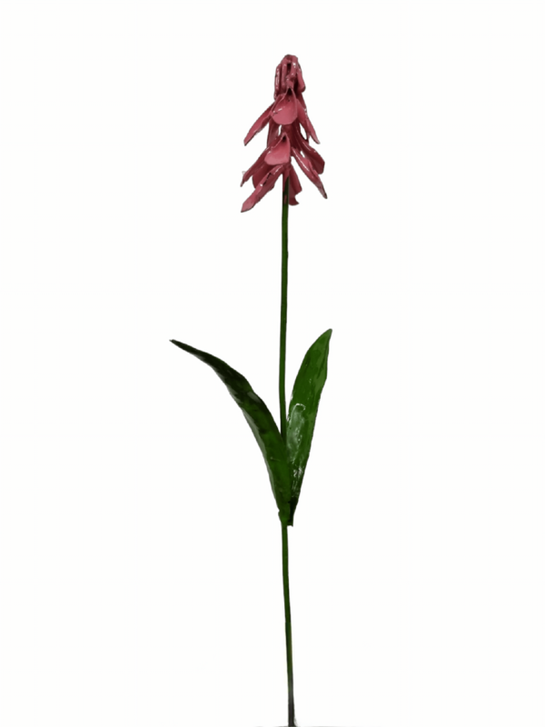 ZIMBA-ARTS FLOR DE JACINTO DE UVA ROSA DE METAL