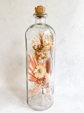 Glass bottle, div. color options