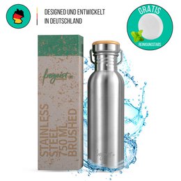 Thermosflasche aus Edelstahl | Trinkflasche, doppelwandig, vakuumisoliert | 1000 ml