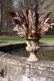Künstliche Pflanze 40 cm grüner Kunststoff