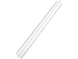 Righello prisma Westcott 30cm trasp. con 2 ciotole con bordo in plastica antiscivolo