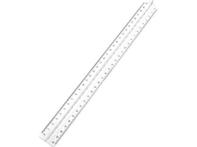 Prismenlineal Westcott 30cm transp. mit 2 Schüsseln mit griffigem Kunststoffrand