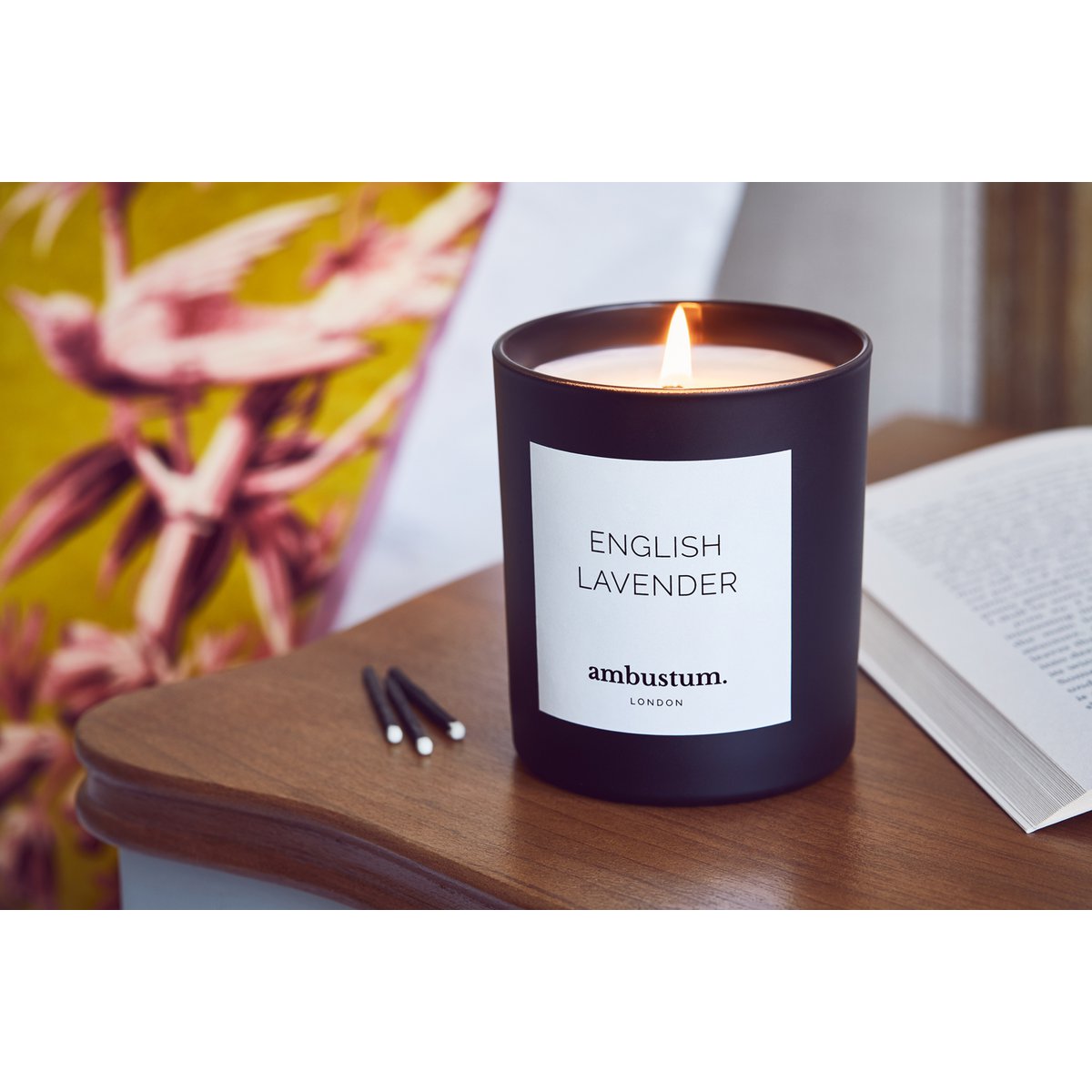 Candela inglese alla lavanda