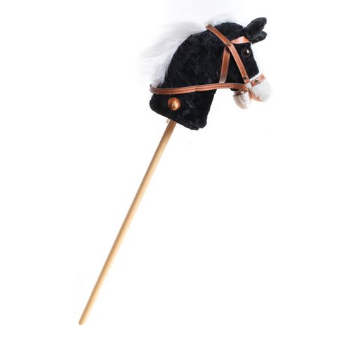 PLUSH HORSE SOFTIK BLACK - ST341
