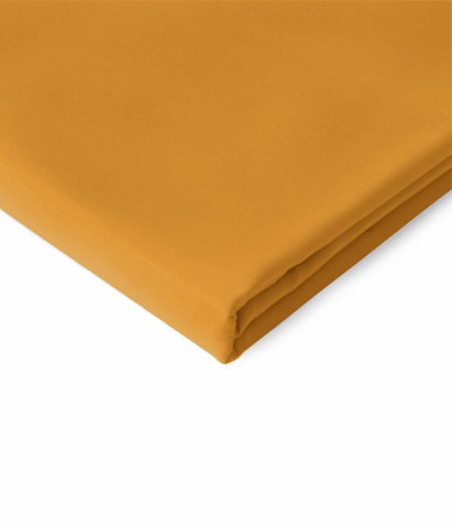 Satin-Bettlaken ohne Gummi, massives Antikgold