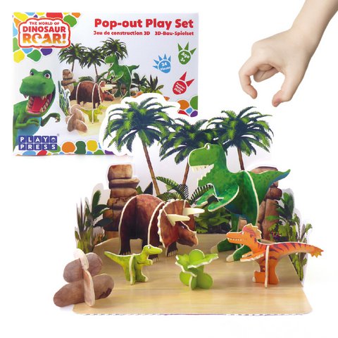 Dinosaur Roar pop-out speelset
