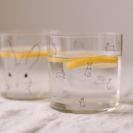 Drikkeglas kanin sort (PU = 4 stk.)