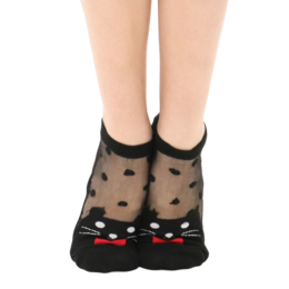 Be a Cat durable voile and cotton socks