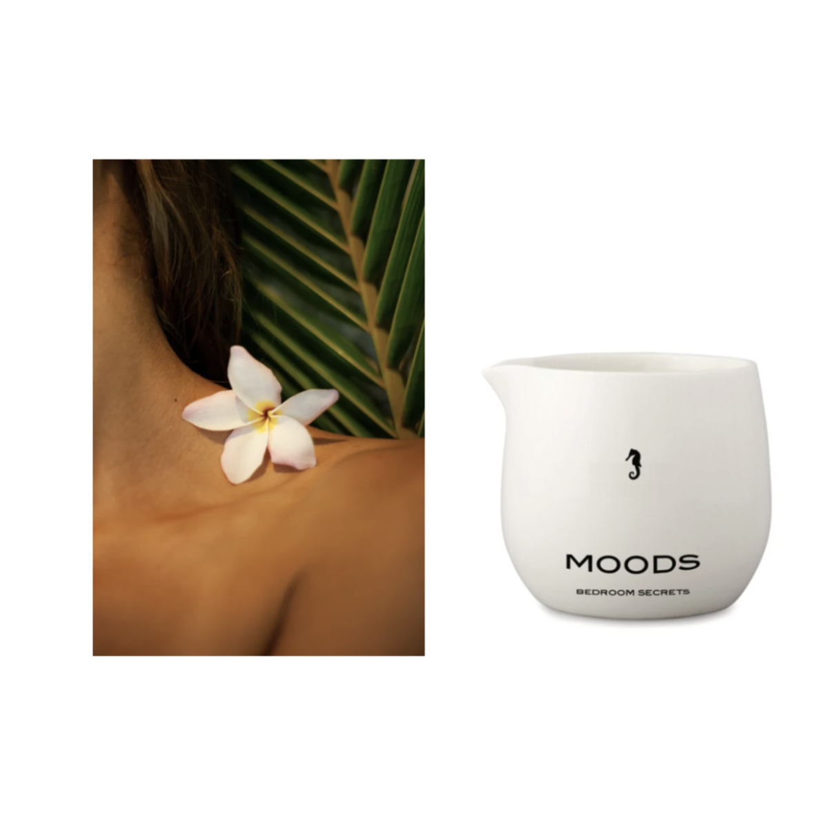 Bougie à l'huile de massage