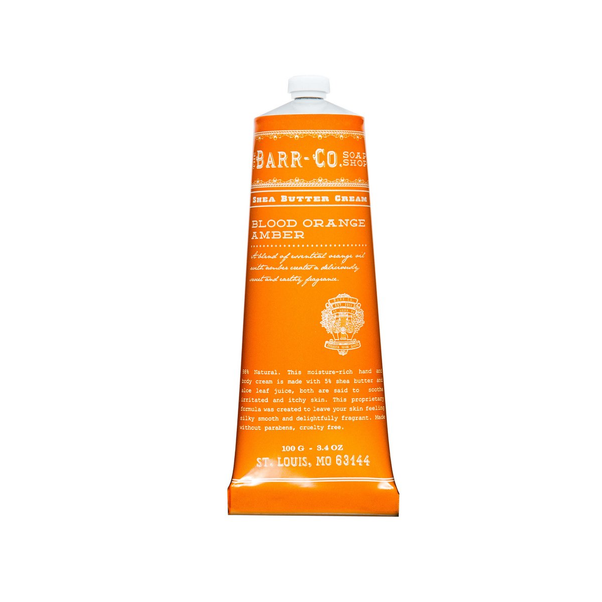Barr-Co Zeepwinkel Bloedsinaasappel Amber Handcrème