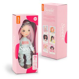 Soft toy, Sweet Sisters - Billie in a Mint Tracksuit + bonus accessories set (35cm)