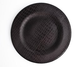 Sottopiatto tondo cocco nero