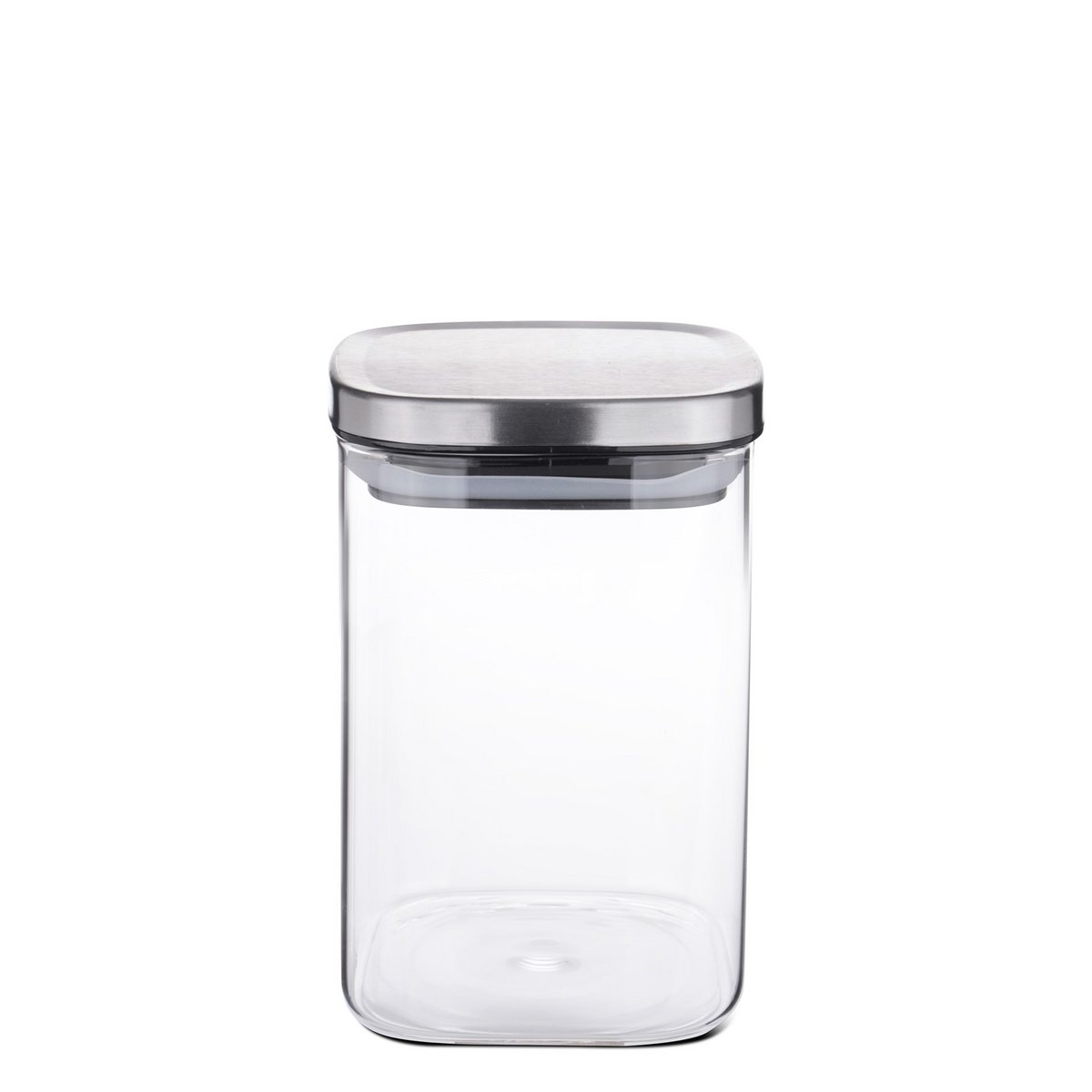 Voorraadpot glas rechthoekig 1000 ml