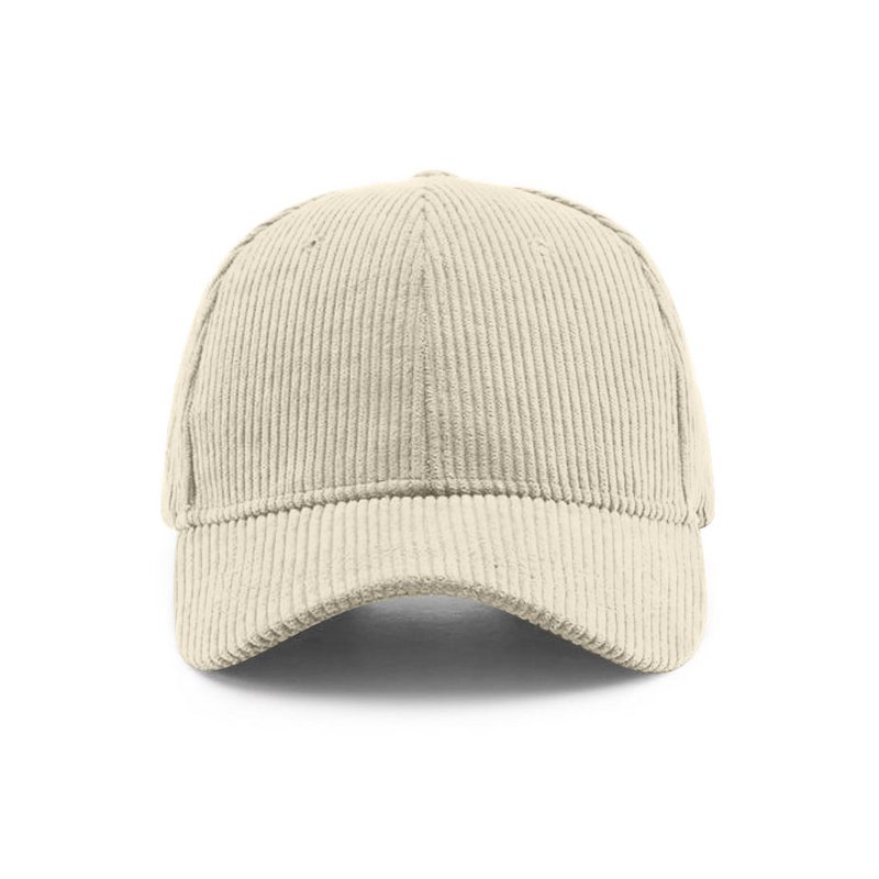 Legend Cap Basic - eindbaas - Corduroy - White